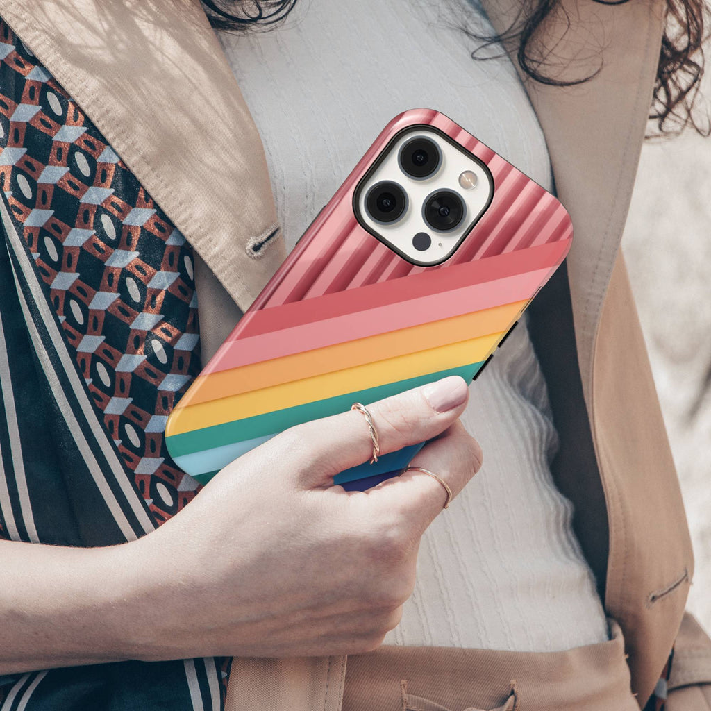 LGVTQ+ Stripe Tough Phone Case