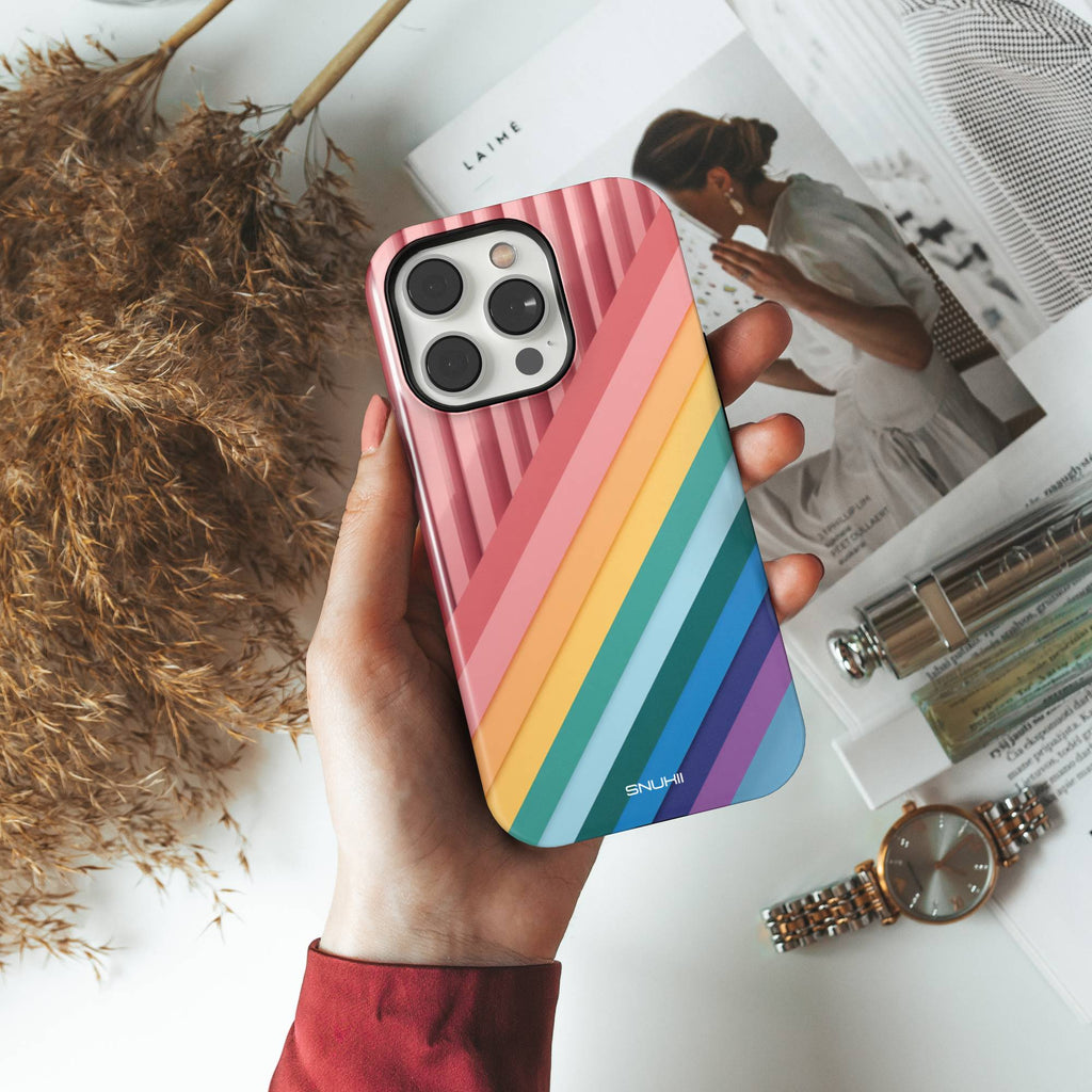 LGVTQ+ Stripe Tough Phone Case