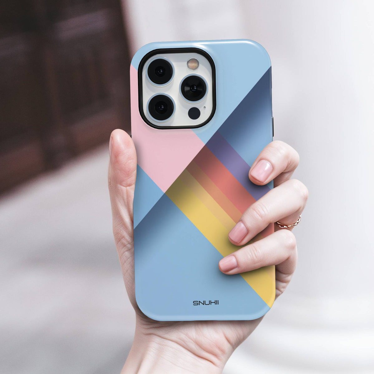Geometric Retro Tough Phone Case