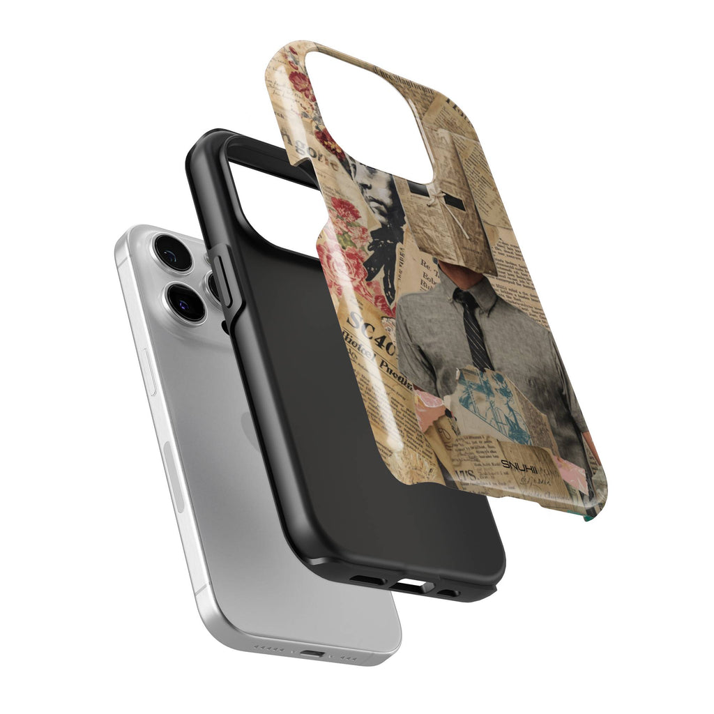 Surreal Newspaper Tough Phone Case