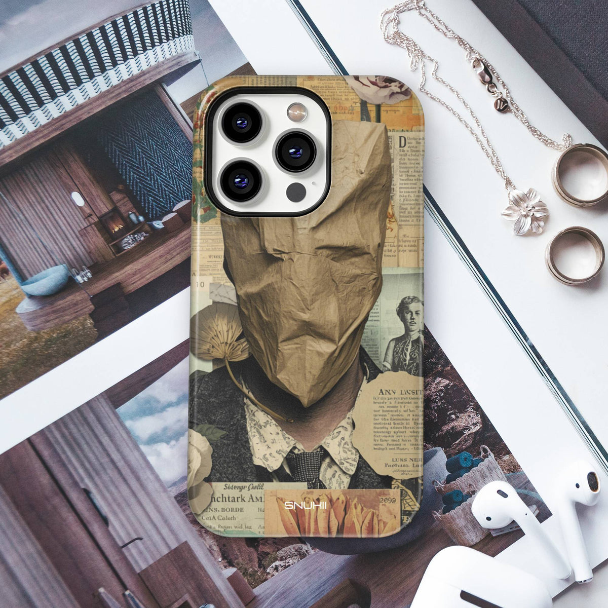 Paper Bag Surreal Tough Phone Case