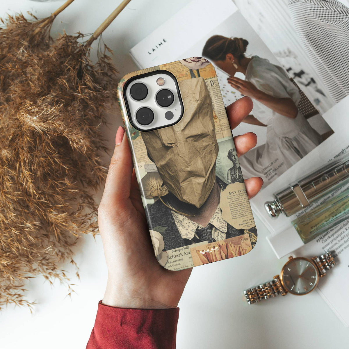 Paper Bag Surreal Tough Phone Case