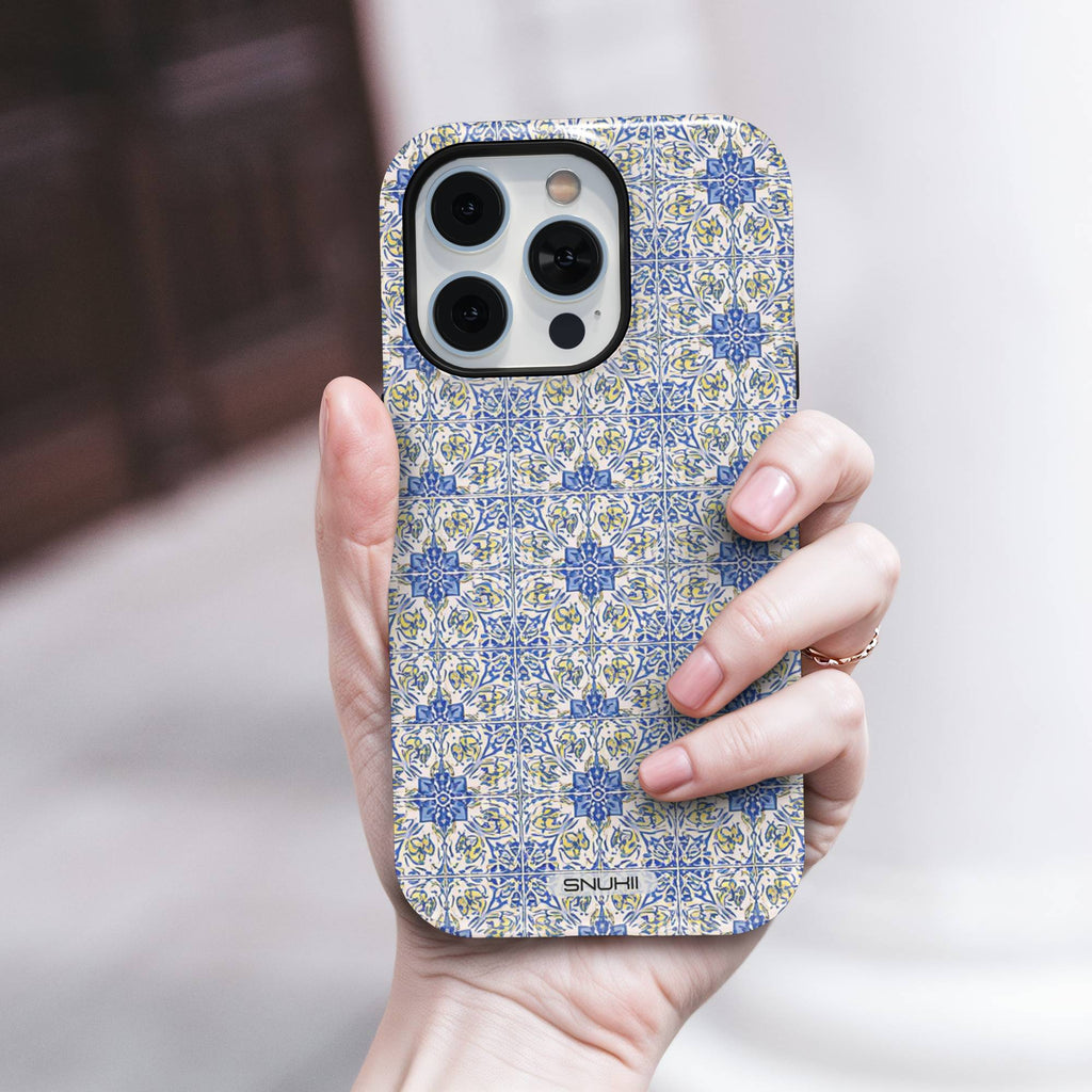 Blue Portuguese Tile Tough Phone Case
