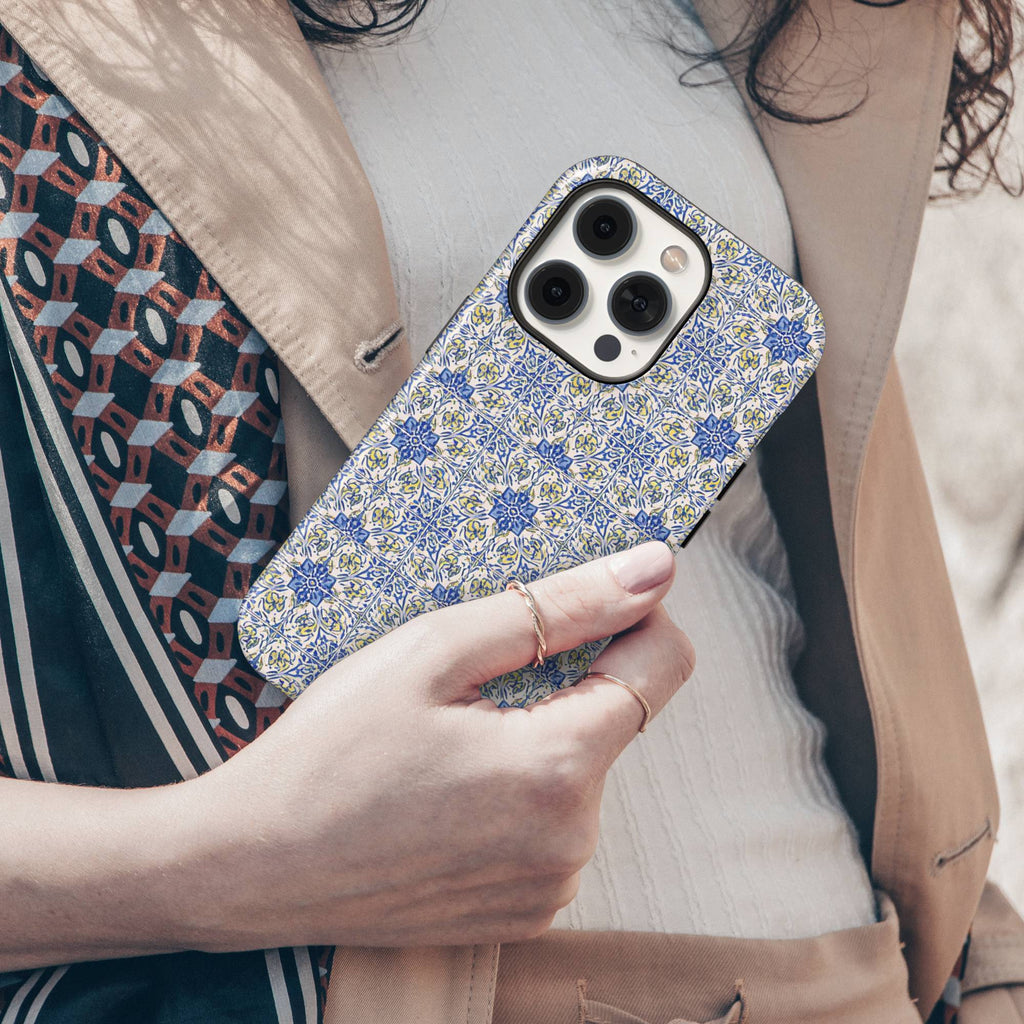 Blue Portuguese Tile Tough Phone Case