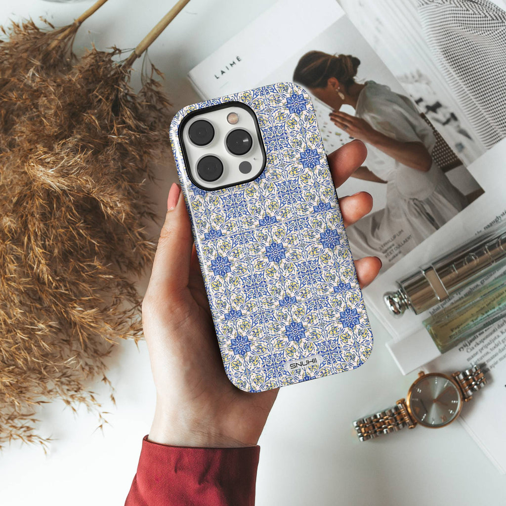 Blue Portuguese Tile Tough Phone Case