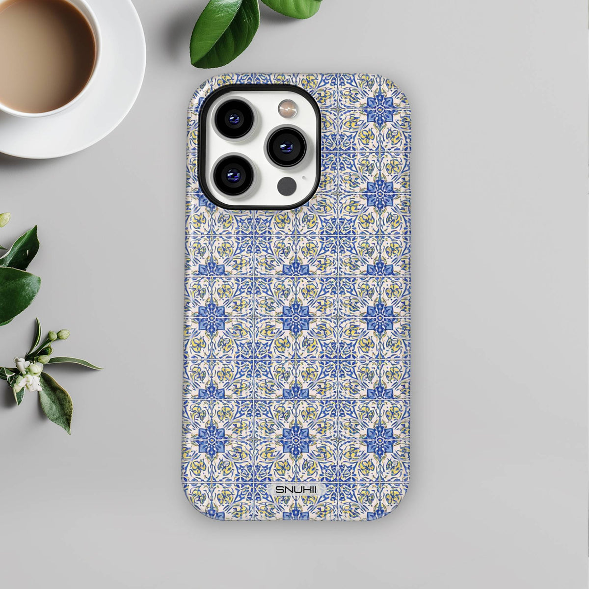 Blue Portuguese Tile Tough Phone Case