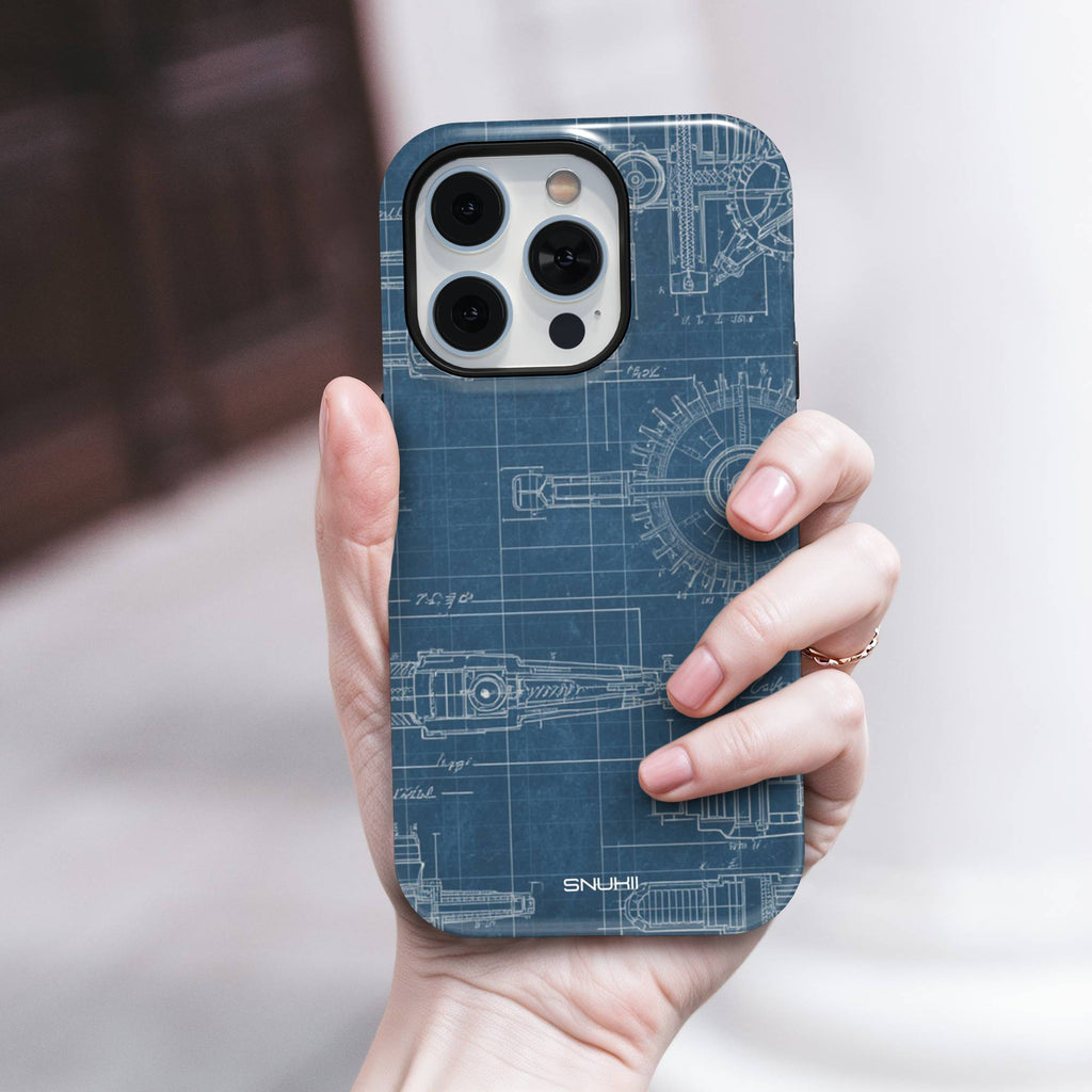 Technical Drawing Tough Phone Case