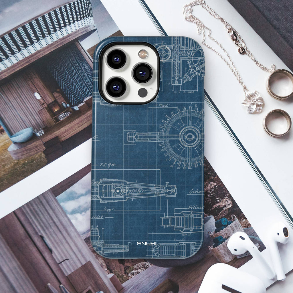 Technical Drawing Tough Phone Case