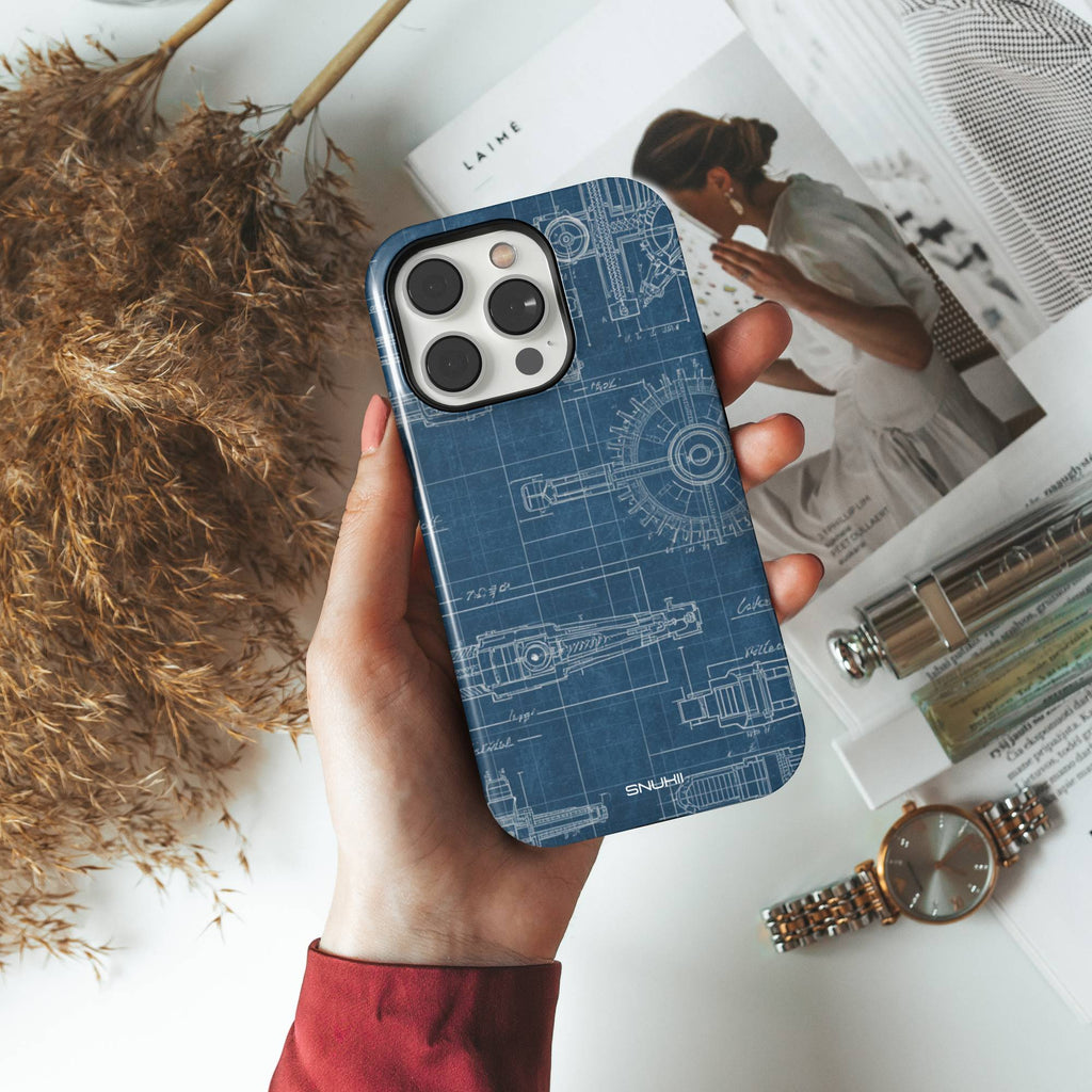 Technical Drawing Tough Phone Case