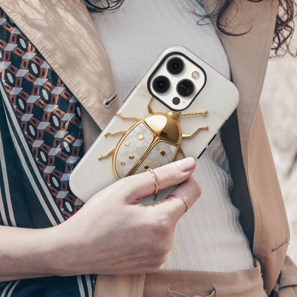 Gold Beetle Tough Phone Case
