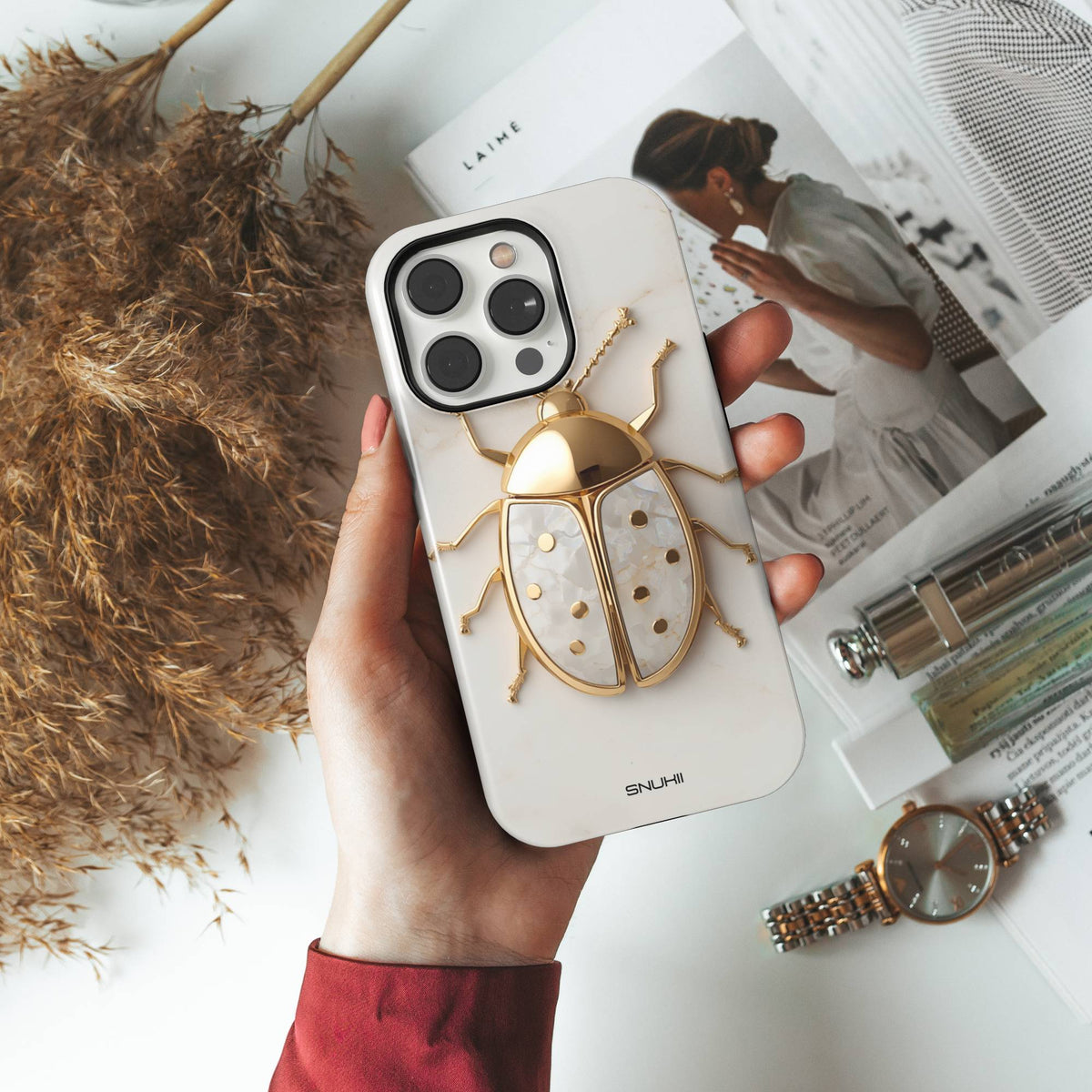 Gold Beetle Tough Phone Case