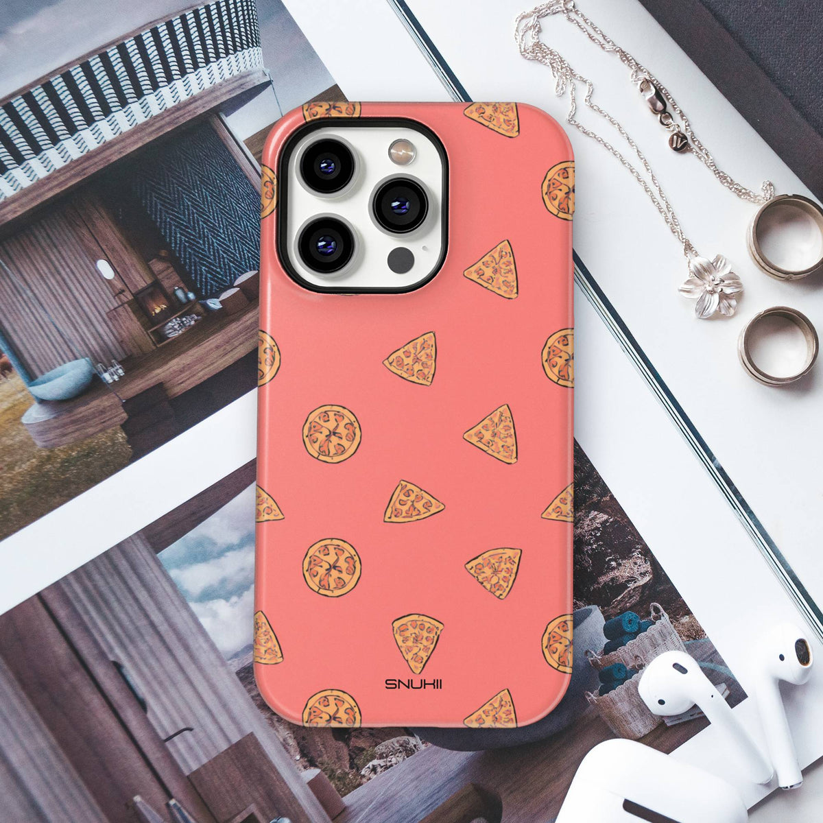 Pink Pizza Tough Phone Case