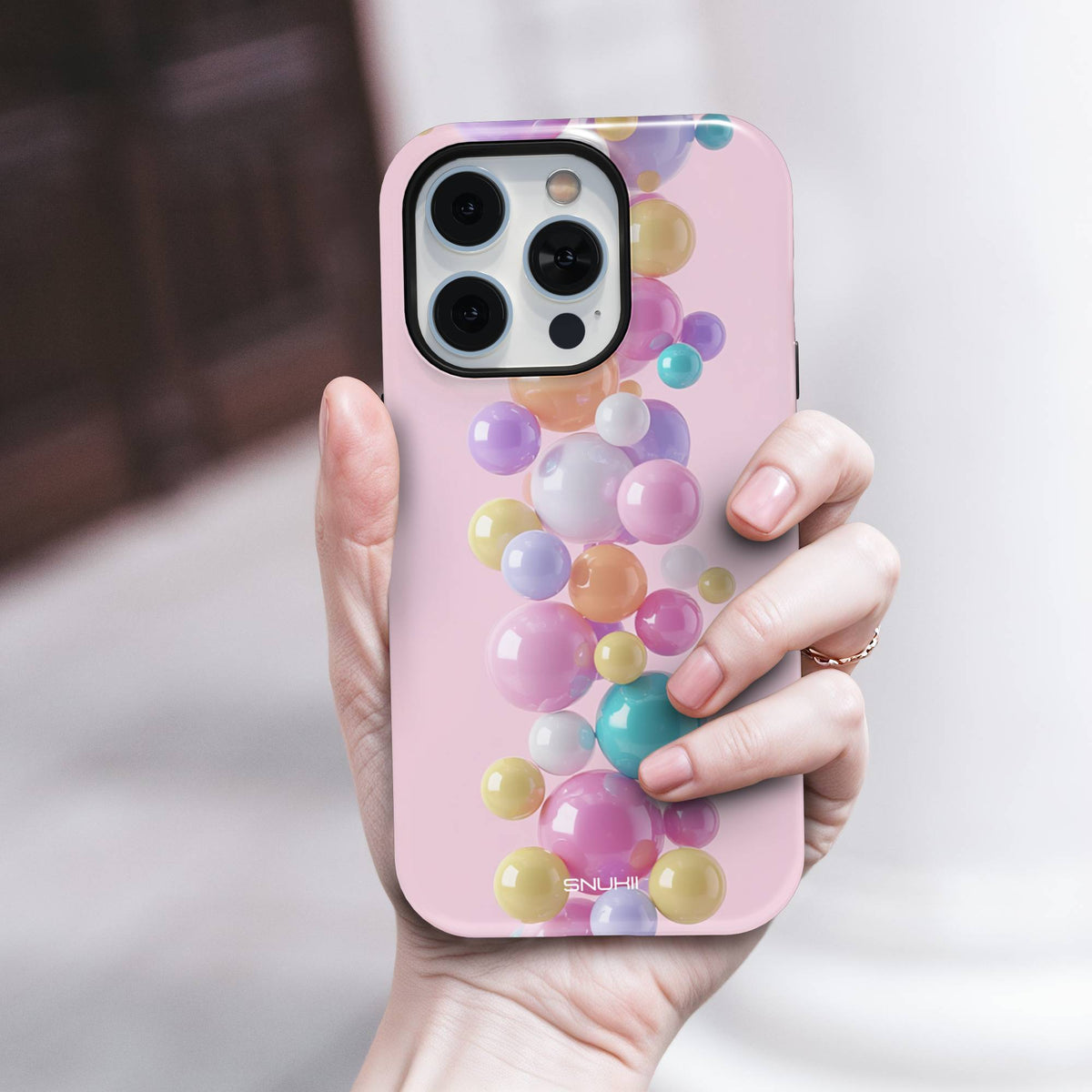 Pearl Bubble Tough Phone Case