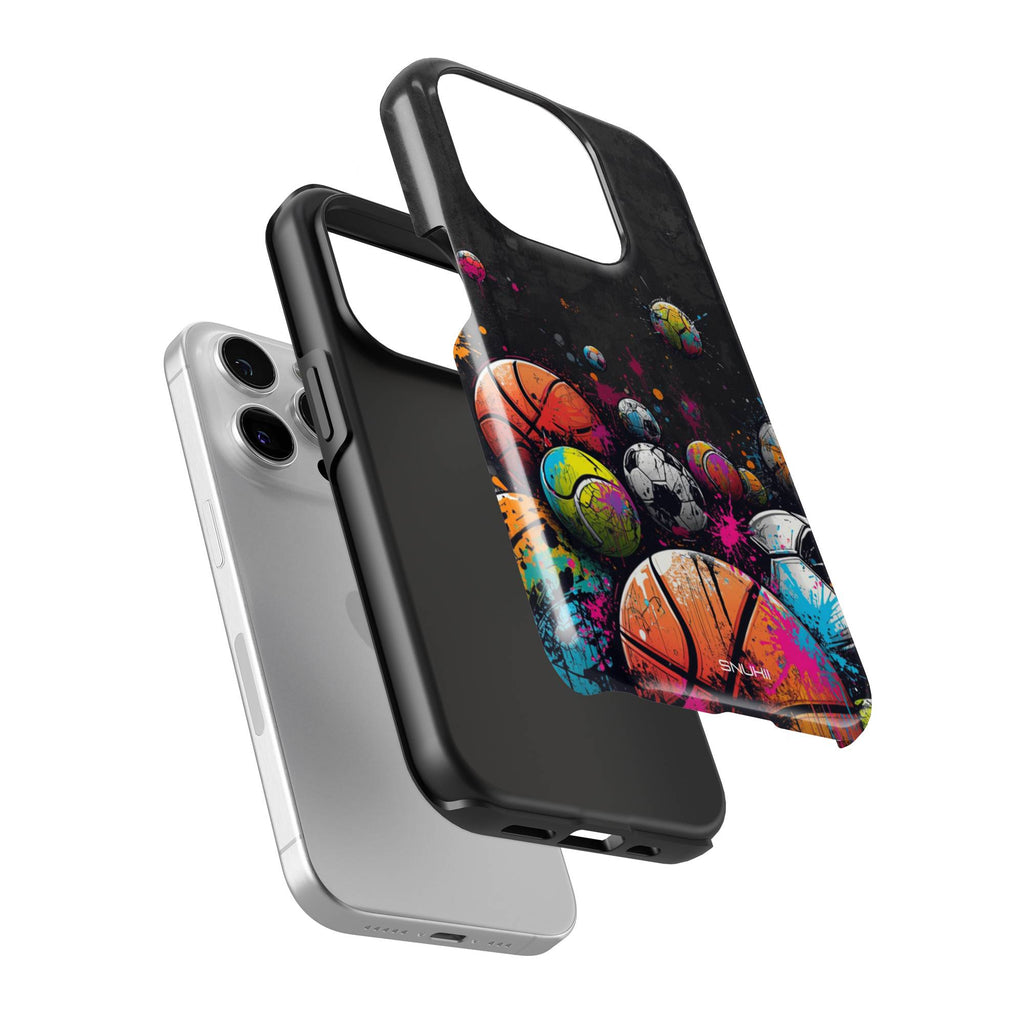 Paint Splatter Tough Phone Case