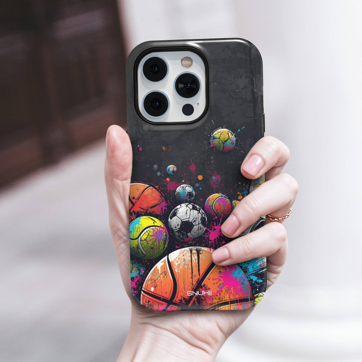 Paint Splatter Tough Phone Case