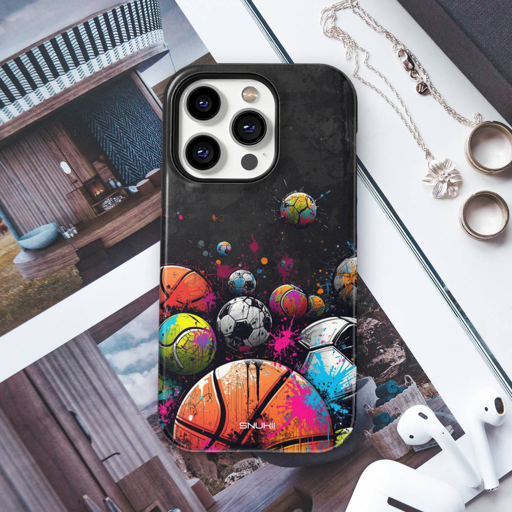 Paint Splatter Tough Phone Case