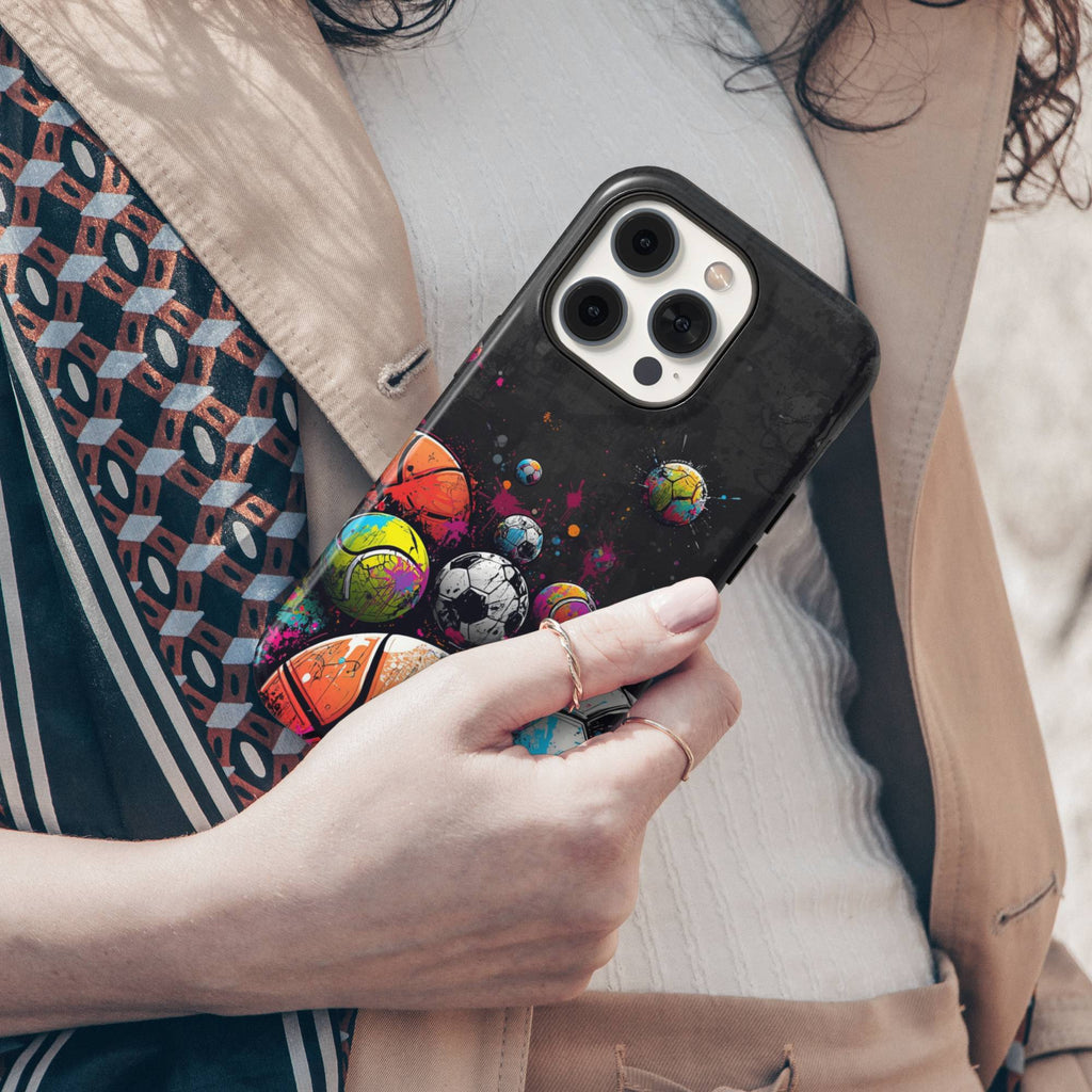 Paint Splatter Tough Phone Case