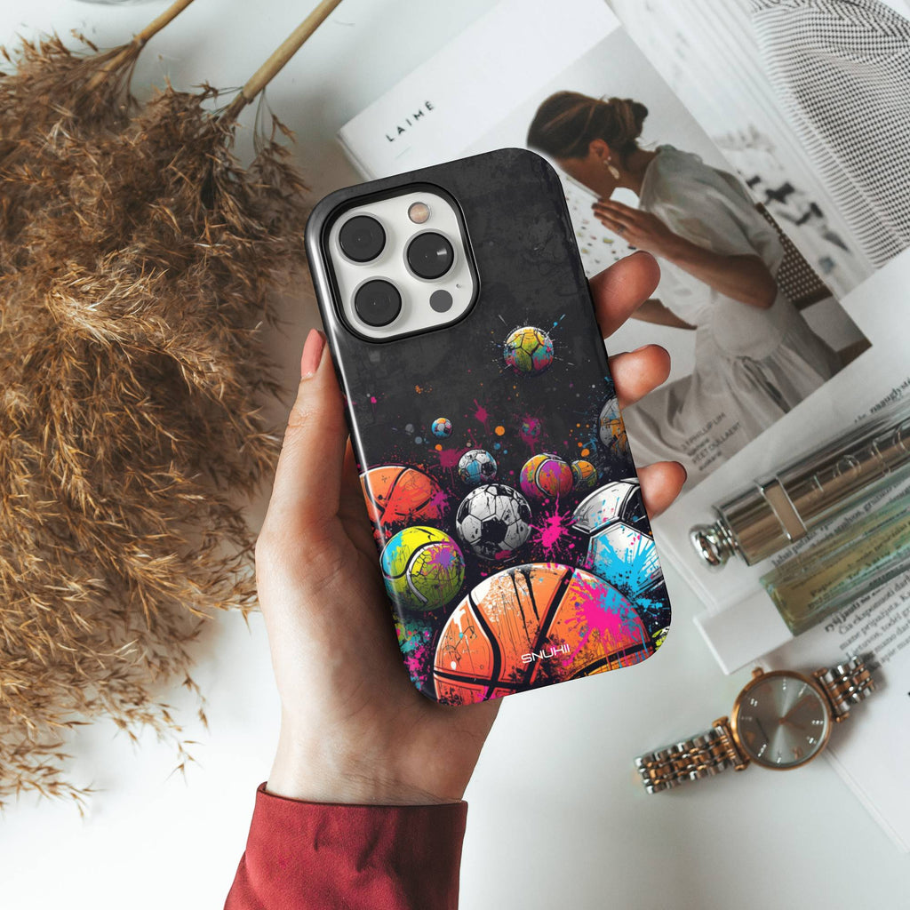 Paint Splatter Tough Phone Case