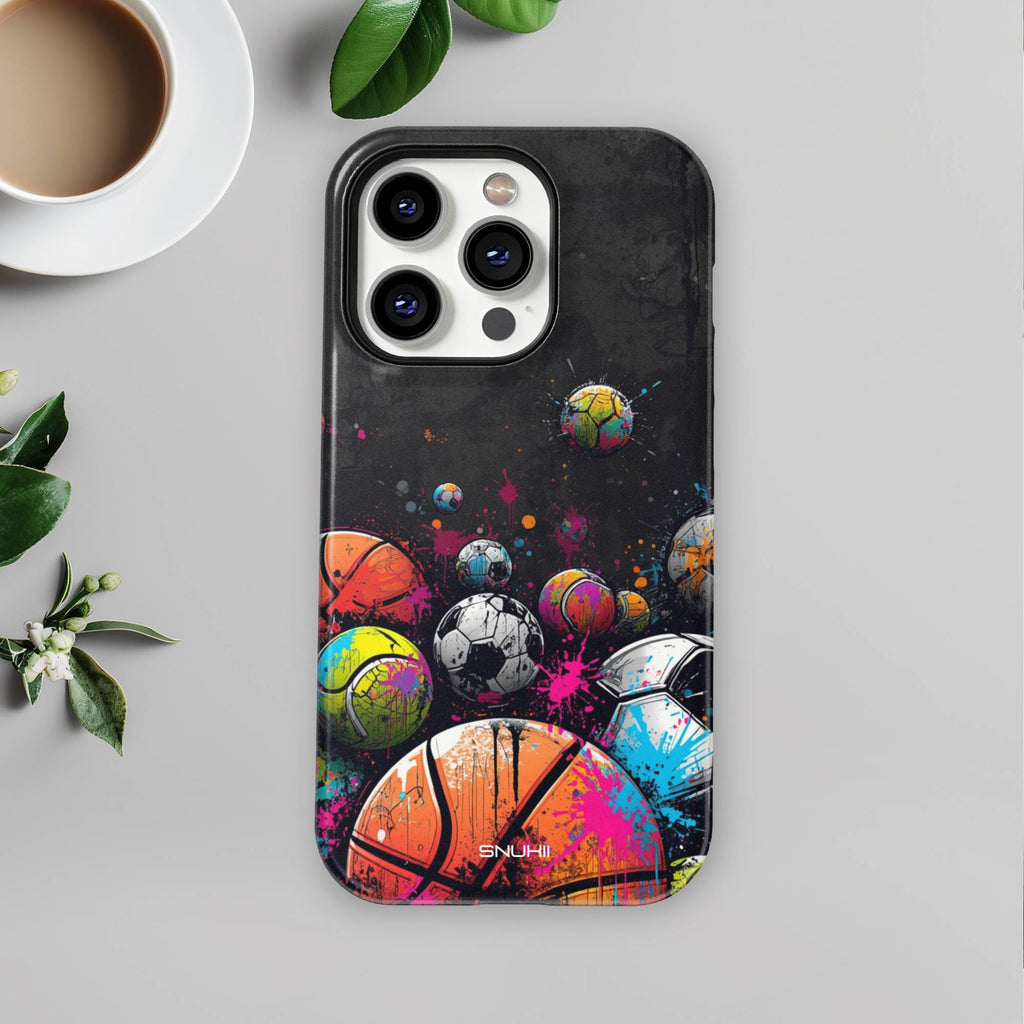 Paint Splatter Tough Phone Case