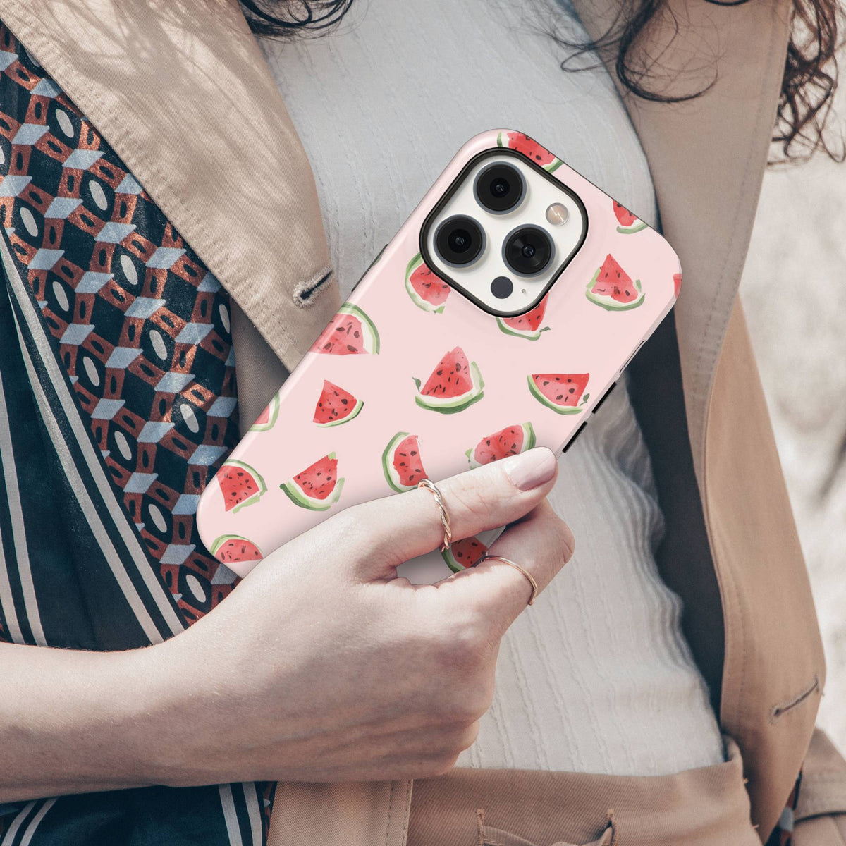 Pink Fruit Tough Phone Case