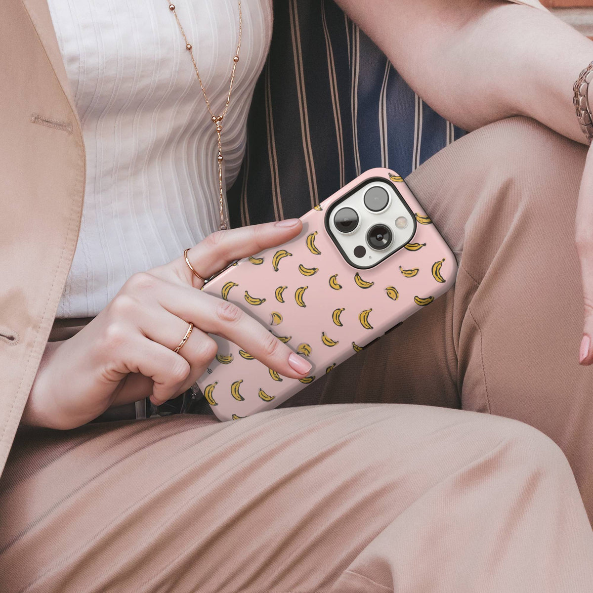 Pink Banana Tough Phone Case
