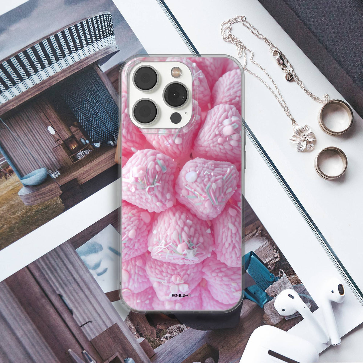 Strawberry Sweet Clear Gel Phone Case